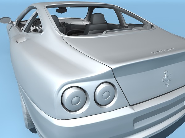 3d model ferrari 575 maranello 2002 - Ferrari 575M Maranello 2002 by TiRex3D