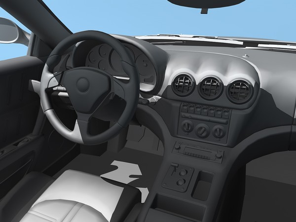 3d model ferrari 575 maranello 2002 - Ferrari 575M Maranello 2002 by TiRex3D