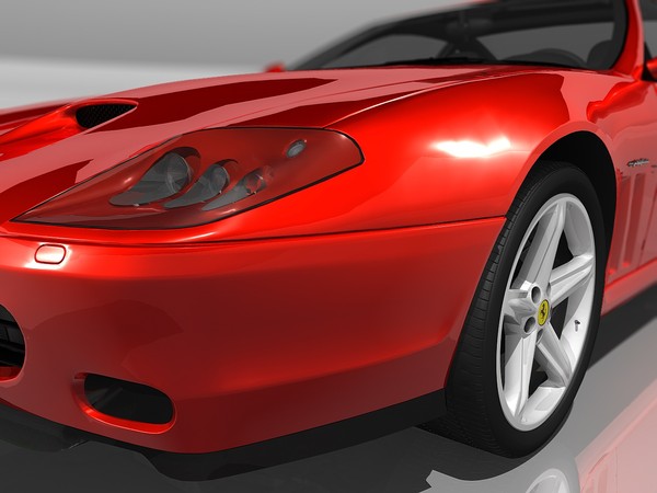 3d model ferrari 575 maranello 2002 - Ferrari 575M Maranello 2002 by TiRex3D