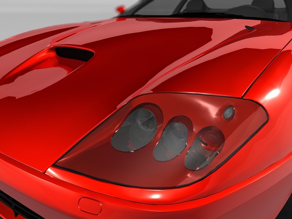 3d model ferrari 575 maranello 2002 - Ferrari 575M Maranello 2002 by TiRex3D