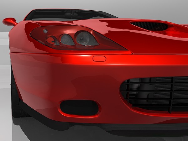 3d model ferrari 575 maranello 2002 - Ferrari 575M Maranello 2002 by TiRex3D