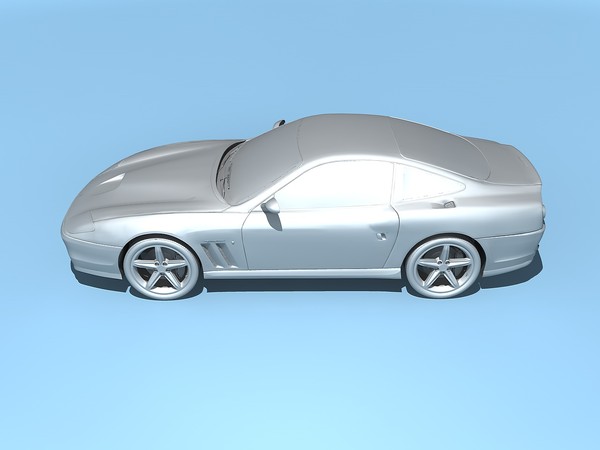 3d model ferrari 575 maranello 2002 - Ferrari 575M Maranello 2002 by TiRex3D