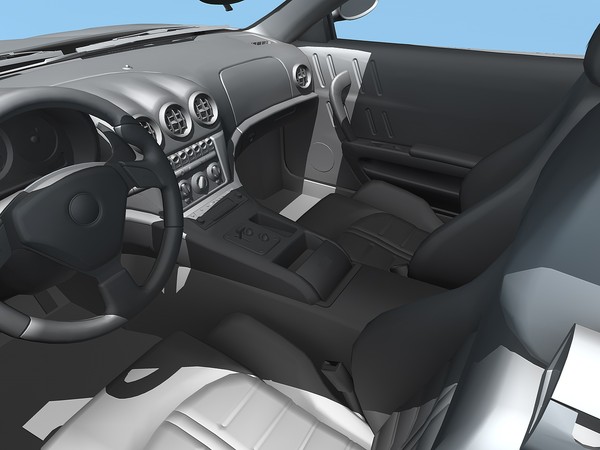3d model ferrari 575 maranello 2002 - Ferrari 575M Maranello 2002 by TiRex3D