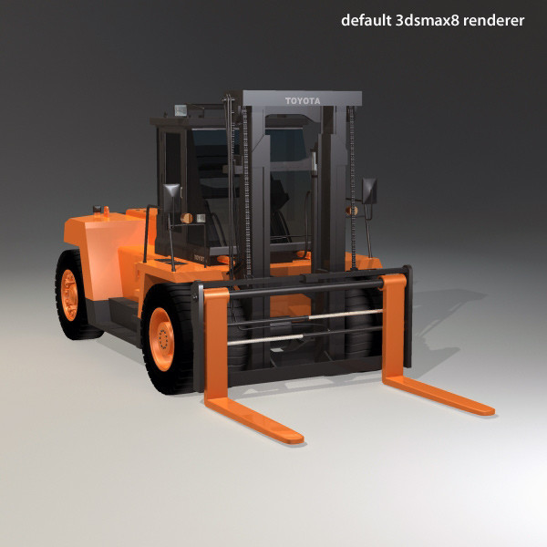 3d forklift industrial - Forklift 15 -24 ton by QLEE