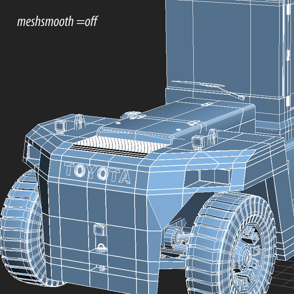 3d forklift industrial - Forklift 15 -24 ton by QLEE