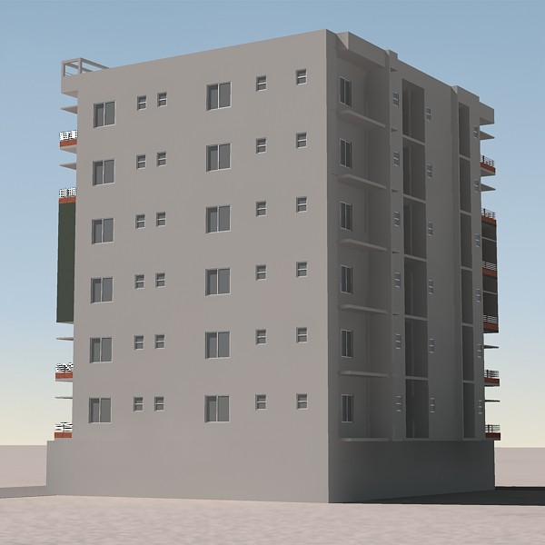 3ds max apartment building - Apartment Building 06 by sabah_au