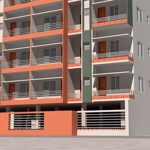 3ds max apartment building - Apartment Building 06 by sabah_au
