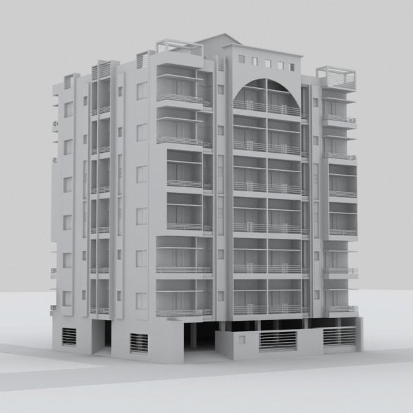 3ds max apartment building - Apartment Building 06 by sabah_au