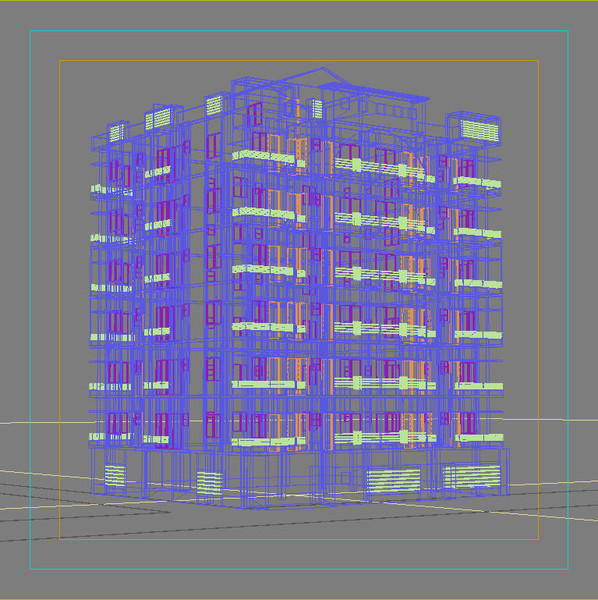 3ds max apartment building - Apartment Building 06 by sabah_au