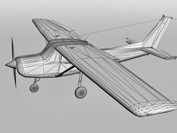 3d cessna 152 model - Cessna 152 by Eric.Levi