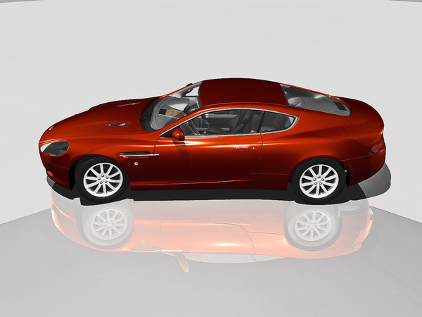 3d model aston martin db9 2004 - Aston Martin DB9 2004 by TiRex3D