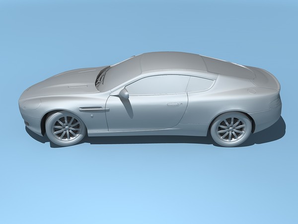 3d model aston martin db9 2004 - Aston Martin DB9 2004 by TiRex3D