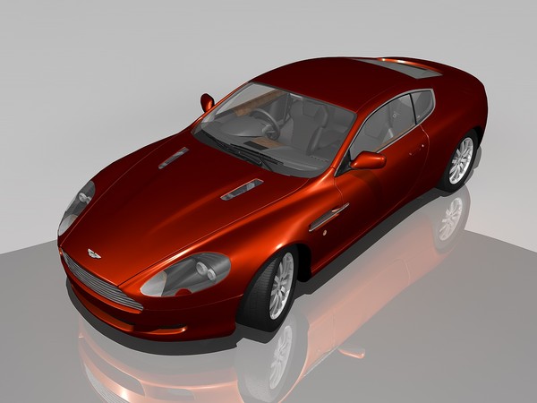 3d model aston martin db9 2004 - Aston Martin DB9 2004 by TiRex3D