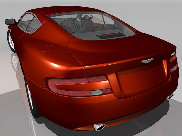 3d model aston martin db9 2004 - Aston Martin DB9 2004 by TiRex3D