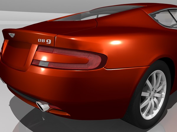 3d model aston martin db9 2004 - Aston Martin DB9 2004 by TiRex3D