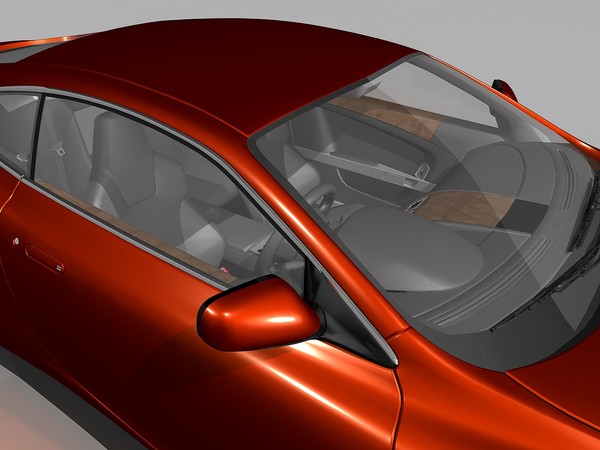 3d model aston martin db9 2004 - Aston Martin DB9 2004 by TiRex3D