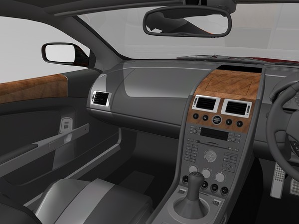 3d model aston martin db9 2004 - Aston Martin DB9 2004 by TiRex3D