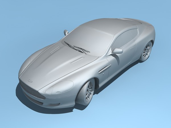 3d model aston martin db9 2004 - Aston Martin DB9 2004 by TiRex3D