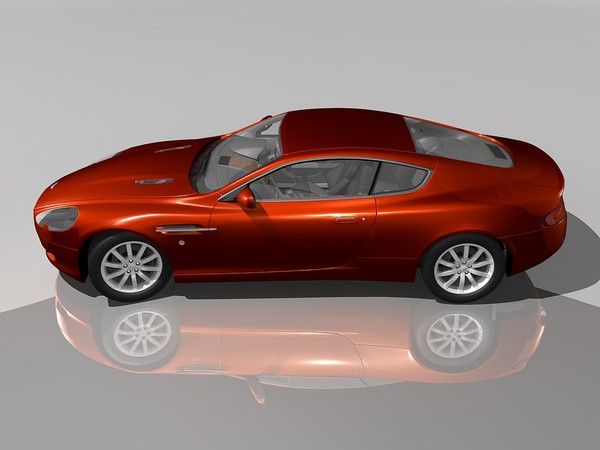 3d model aston martin db9 2004 - Aston Martin DB9 2004 by TiRex3D