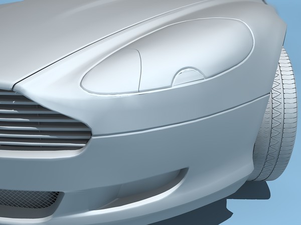 3d model aston martin db9 2004 - Aston Martin DB9 2004 by TiRex3D