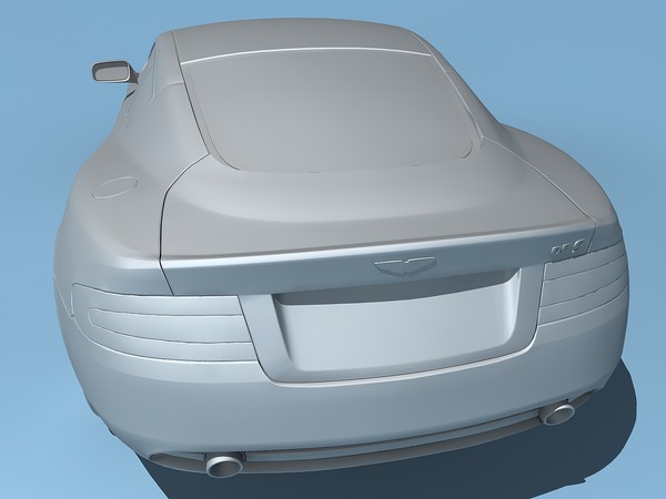 3d model aston martin db9 2004 - Aston Martin DB9 2004 by TiRex3D