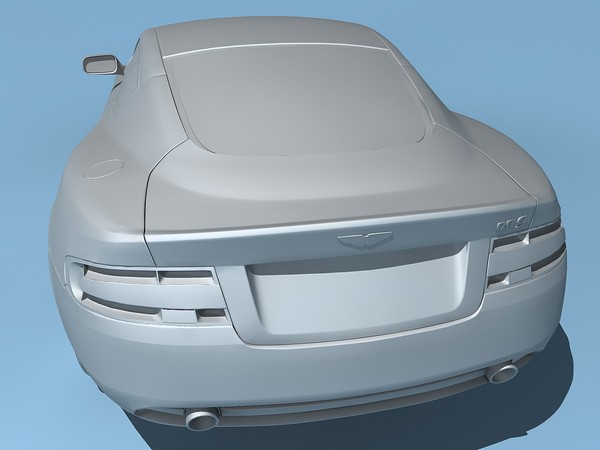 3d model aston martin db9 2004 - Aston Martin DB9 2004 by TiRex3D