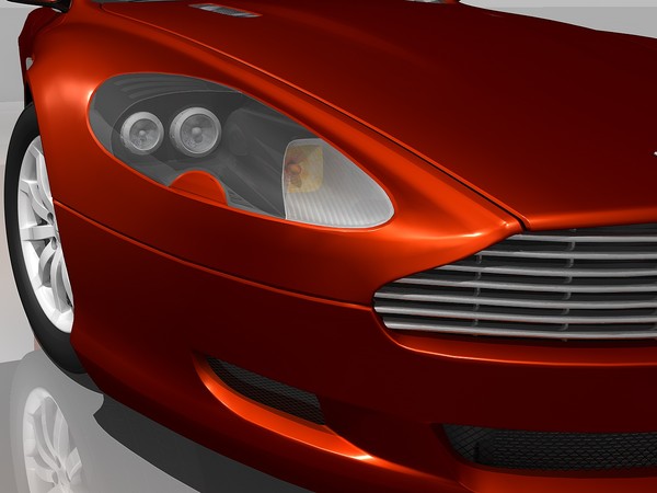 3d model aston martin db9 2004 - Aston Martin DB9 2004 by TiRex3D