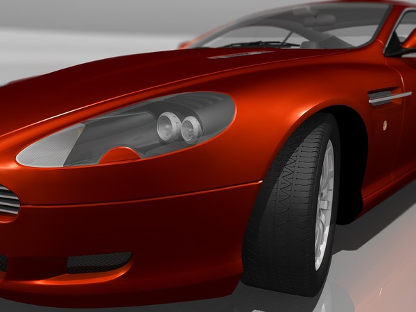 3d model aston martin db9 2004 - Aston Martin DB9 2004 by TiRex3D