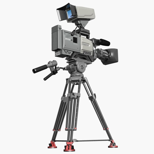 3d model camcorder sony-canon-ikegami btc sachtler - Camcorder.SONY-CANON-IKEGAMI.DigiBTC.Sachtler.MAX... by 3DLocker