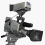 3d model camcorder sony-canon-ikegami btc sachtler
