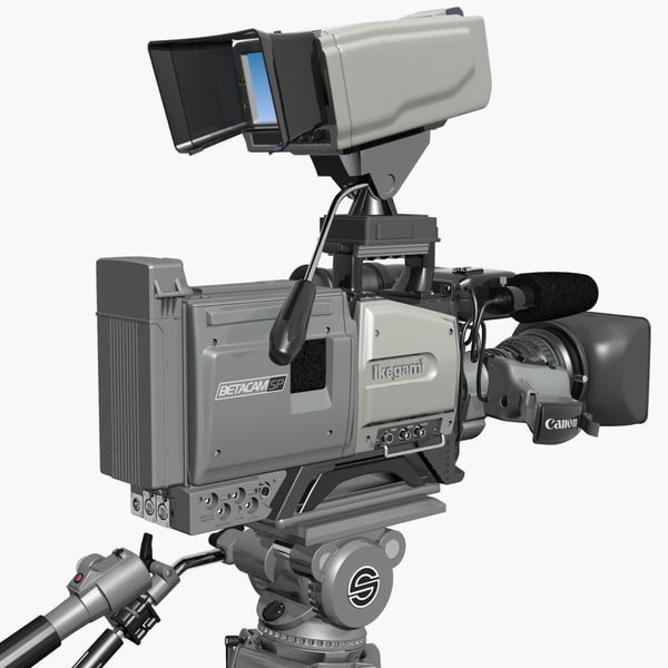 3d model camcorder sony-canon-ikegami btc sachtler - Camcorder.SONY-CANON-IKEGAMI.DigiBTC.Sachtler.MAX... by 3DLocker