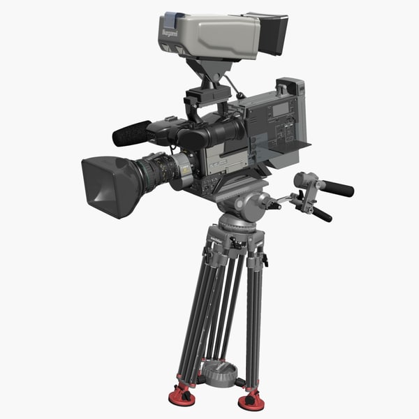3d model camcorder sony-canon-ikegami btc sachtler - Camcorder.SONY-CANON-IKEGAMI.DigiBTC.Sachtler.MAX... by 3DLocker