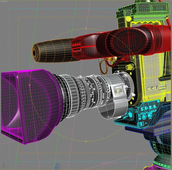 3d model camcorder sony-canon-ikegami btc sachtler - Camcorder.SONY-CANON-IKEGAMI.DigiBTC.Sachtler.MAX... by 3DLocker
