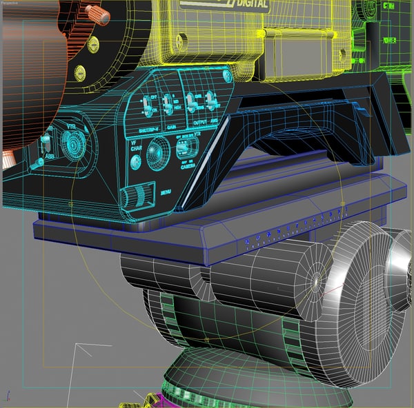 3d model camcorder sony-canon-ikegami btc sachtler - Camcorder.SONY-CANON-IKEGAMI.DigiBTC.Sachtler.MAX... by 3DLocker
