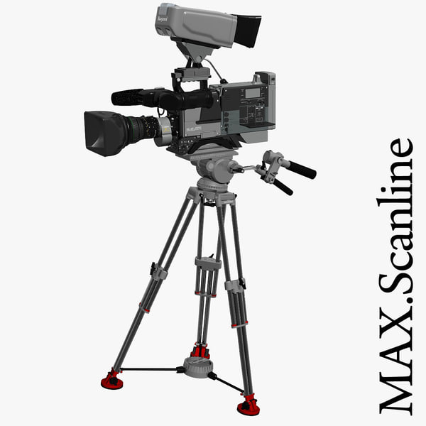 3d model camcorder sony-canon-ikegami btc sachtler - Camcorder.SONY-CANON-IKEGAMI.DigiBTC.Sachtler.MAX... by 3DLocker