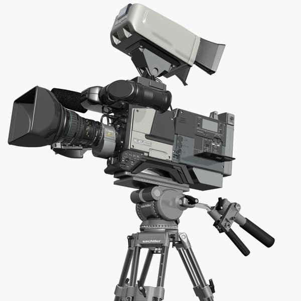3d model camcorder sony-canon-ikegami btc sachtler - Camcorder.SONY-CANON-IKEGAMI.DigiBTC.Sachtler.MAX... by 3DLocker