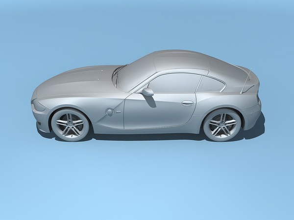 bmw z4 m coupe 3d max - BMW Z4 M Coupe 2006 by TiRex3D