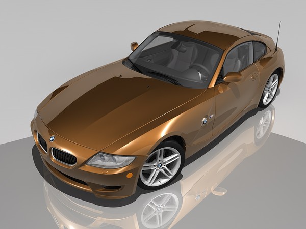 bmw z4 m coupe 3d max - BMW Z4 M Coupe 2006 by TiRex3D