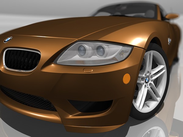 bmw z4 m coupe 3d max - BMW Z4 M Coupe 2006 by TiRex3D