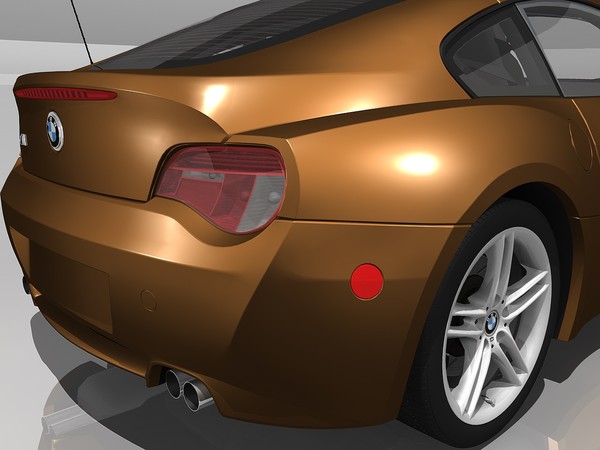 bmw z4 m coupe 3d max - BMW Z4 M Coupe 2006 by TiRex3D