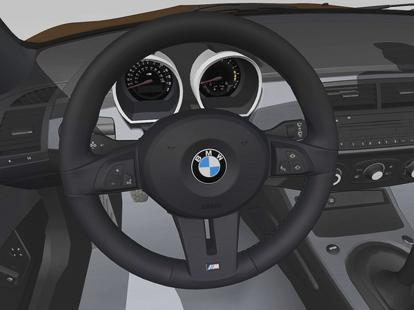 bmw z4 m coupe 3d max - BMW Z4 M Coupe 2006 by TiRex3D