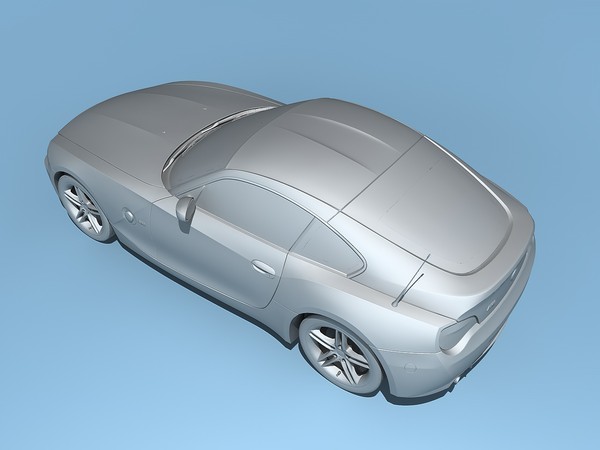 bmw z4 m coupe 3d max - BMW Z4 M Coupe 2006 by TiRex3D