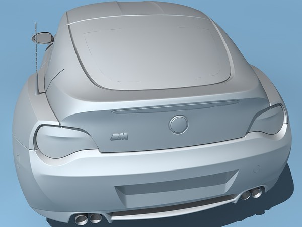 bmw z4 m coupe 3d max - BMW Z4 M Coupe 2006 by TiRex3D