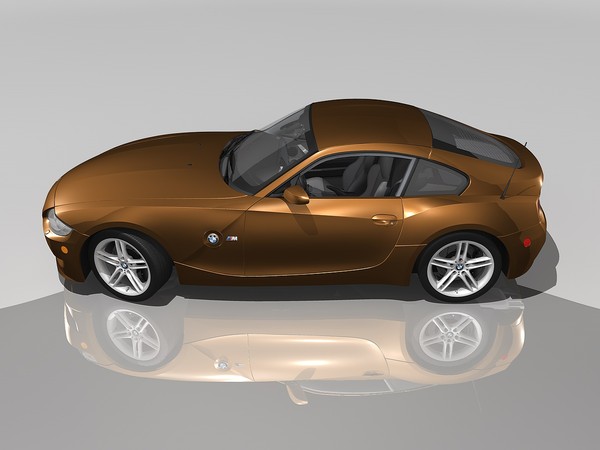 bmw z4 m coupe 3d max - BMW Z4 M Coupe 2006 by TiRex3D