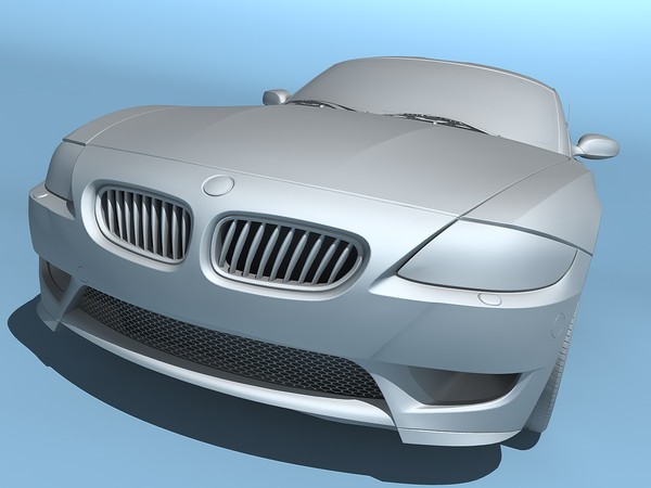 bmw z4 m coupe 3d max - BMW Z4 M Coupe 2006 by TiRex3D