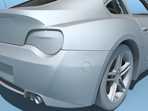 bmw z4 m coupe 3d max - BMW Z4 M Coupe 2006 by TiRex3D