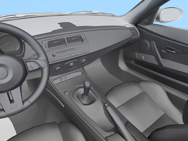 bmw z4 m coupe 3d max - BMW Z4 M Coupe 2006 by TiRex3D