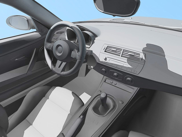 bmw z4 m coupe 3d max - BMW Z4 M Coupe 2006 by TiRex3D