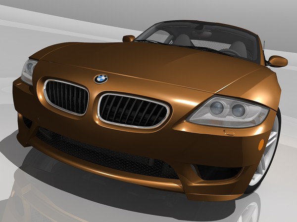 bmw z4 m coupe 3d max - BMW Z4 M Coupe 2006 by TiRex3D