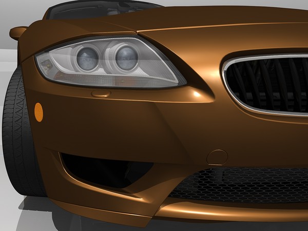 bmw z4 m coupe 3d max - BMW Z4 M Coupe 2006 by TiRex3D